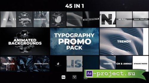 Videohive - Typography Promos - 37286902 - Project for After Effects