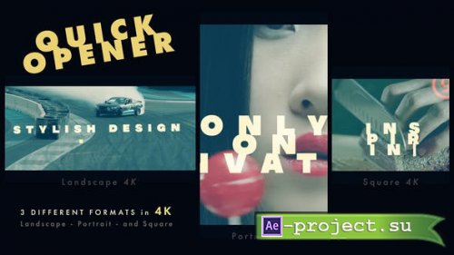 Videohive - Quick Opener - 48652542 - Project for After Effects