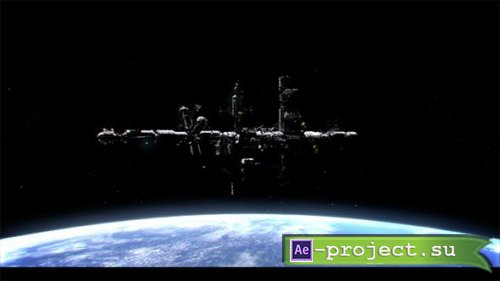 Videohive - Space Station over Earth - 14648823 - Project for After Effects