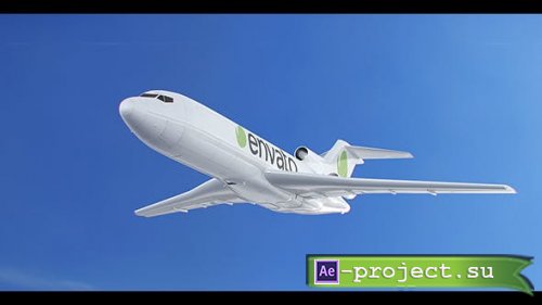 Videohive - Cargo Plane above the Clouds - 20938117 - Project for After Effects