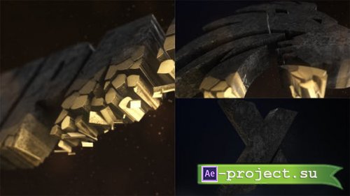 Videohive - 3D Fragments Logo Reveal - 48683325 - Project for After Effects