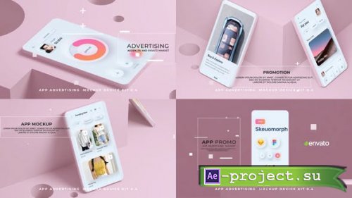 Videohive - App Mock-Up - 48650392 - Project for After Effects