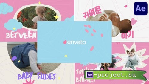 Videohive - Baby Slides for After Effects - 48694996 - Project for After Effects