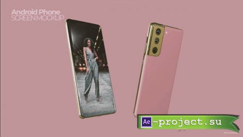 Videohive - Android Screen Phone Mockup - 48665230 - Project for After Effects