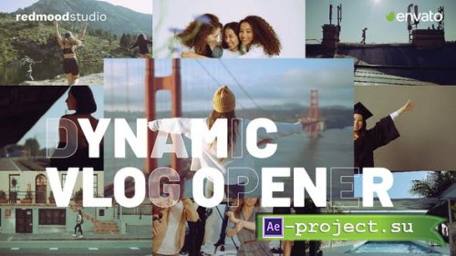 Videohive - Dynamic Vlog Opener - 48694716 - Project for After Effects