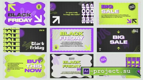 Videohive - Kinetic Black Friday | AE - 48703795 - Project for After Effects