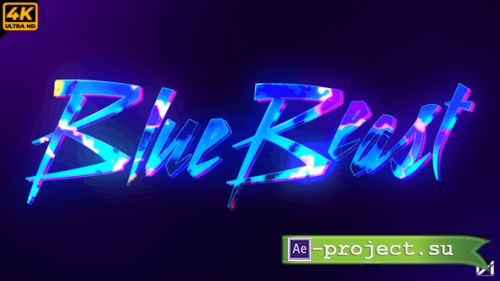 Videohive - Logo Title Reveal - Blue Beast - 48711628 - Project for After Effects