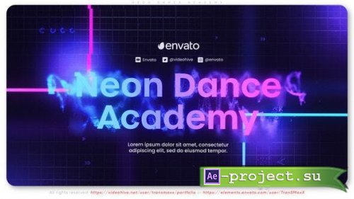 Videohive - Neon Dance Academy - 48721690 - Project for After Effects