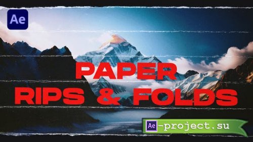 Videohive - Paper Rips & Folds Transitions | After Effects - 48737857 - Project for After Effects