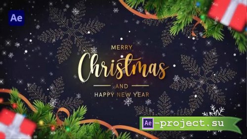 Videohive - Merry Christmas Text Reveal 2024 - 48760630 - Project for After Effects