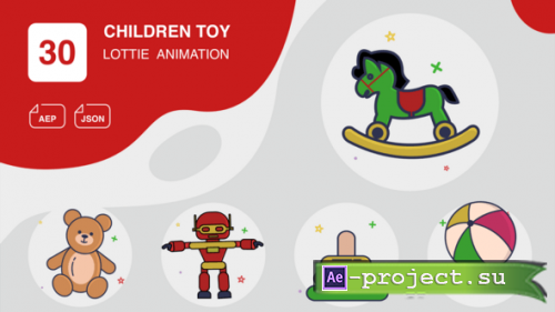 Videohive - Children Toy Animated Icons | After Effects - 48770482 - Project for After Effects