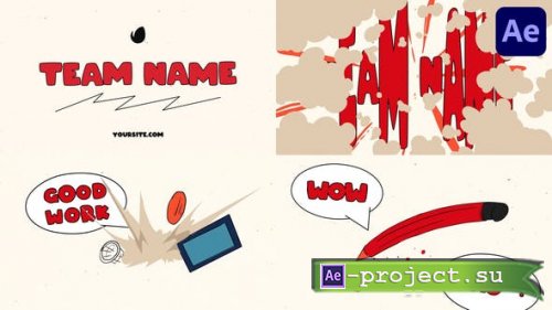 Videohive - Sport Cartoon Logo for After Effects - 48773813 - Project for After Effects