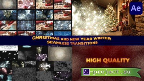 Videohive - Christmas And New Year Winter Seamless Transitions for After Effects - 48751165 - Project for After Effects