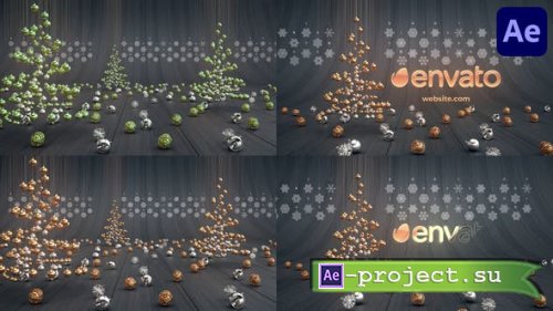 Videohive - Gold Christmas Logo for After Effects - 48770972 - Project for After Effects