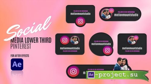 Videohive - Social Media Lower Thirds - Instagram - 48801660 - Project for After Effects