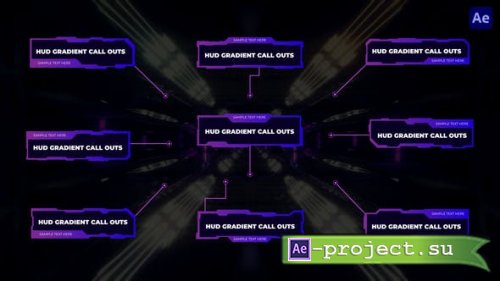 Videohive - Hud Gradient Call Outs | After Effects - 48777136 - Project for After Effects