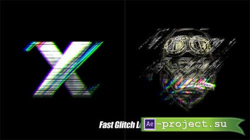 Videohive - Fast Glitch Logo Reveal - 48780844 - Project for After Effects