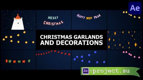 Videohive - Christmas Garlands and Decorations | After Effects - 48798555 - Project for After Effects
