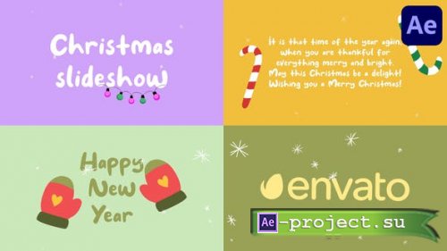 Videohive - Animated Christmas Cards | After Effects - 48813030 - Project for After Effects