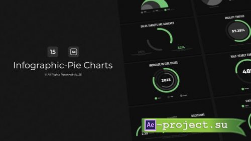 Videohive - Infographic - Pie Charts / AE - 48802412 - Project for After Effects