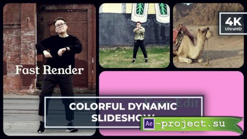 Videohive - Colorfull Multiscreen Opener | Gallery Slideshow - 48802016 - Project for After Effects