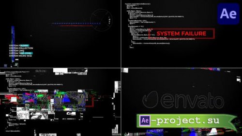 Videohive - System Glitches for After Effects - 48812649 - Project for After Effects