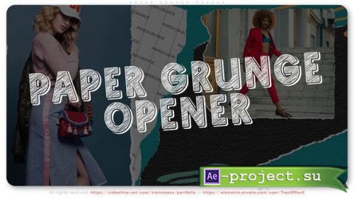 Videohive - Paper Grunge Opener - 48853499 - Project for After Effects
