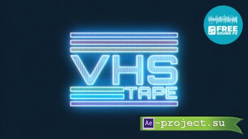 Videohive - Vibrant Color VHS Logo - 48827723 - Project for After Effects