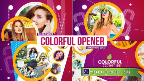Videohive - Colorful Opener - 22373147 - Project for After Effects