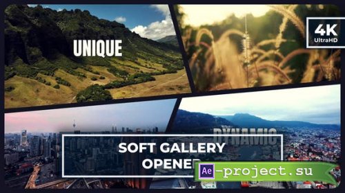Videohive - Soft Multiscreen Opener | Dynamic YouTube Gallery Intro - 48814610 - Project for After Effects