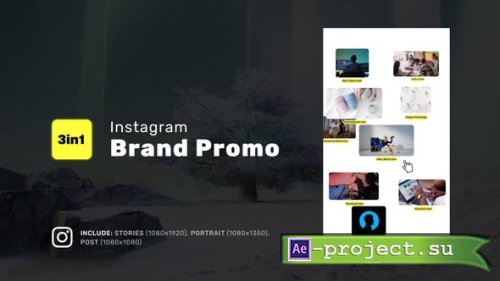 Videohive - Brand Promo - Instagram Stories, Portrait, Square - 48833929 - Project for After Effects