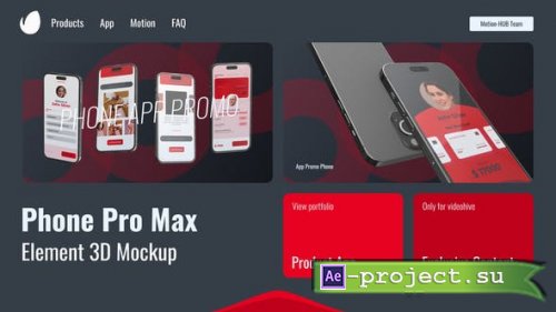 Videohive - Smartphone 3D Promo - 48814651 - Project for After Effects
