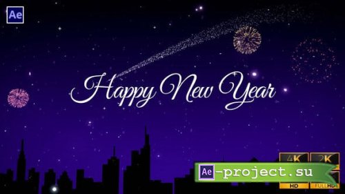 Videohive - New Year Galaxy Opener | New Year Greetings - 42461962 - Project for After Effects