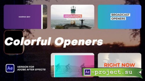 Videohive - Colorful Openers - 48864352 - Project for After Effects