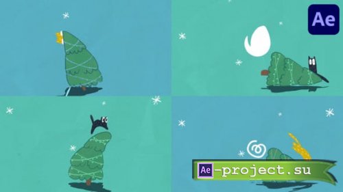 Videohive - Cartoon Christmas Logo | After Effects - 48863494 - Project for After Effects