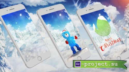 Videohive - Christmas Bear Dance Ident Story - 48905145 - Project for After Effects