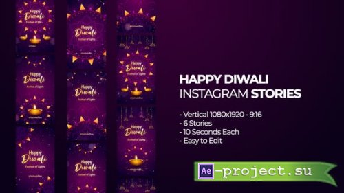 Videohive - Happy Diwali Instagram Stories - 48875724 - Project for After Effects