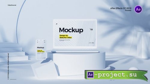 Videohive - Devices Mockup // Geometric - 24324079 - Project for After Effects