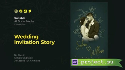 Videohive - Wedding Invitation Instagram Reel - 48890096 - Project for After Effects