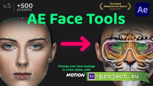 Videohive - AE Face Tools V5 - 24958166 - Project & Script for After Effects