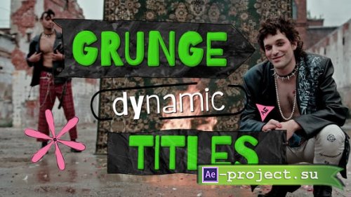Videohive - Dynamic Grunge Titles - 48938500 - Project for After Effects