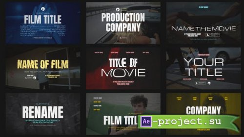 Videohive - Cinematic Titles V2 | AE - 48938791 - Project for After Effects