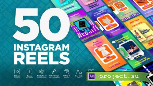 Videohive - Shopping Instagram Stories - 48936625 - Project for After Effects