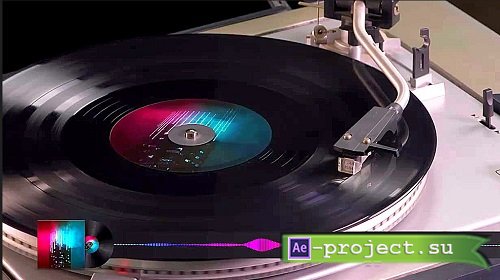 Vintage Vinyl Audio Visualizer 1372231 - Project for After Effects 