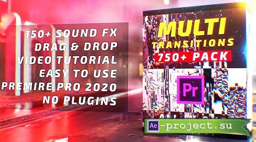 Multi Transitions Pack 750+ 745934 - Premiere Pro Templates