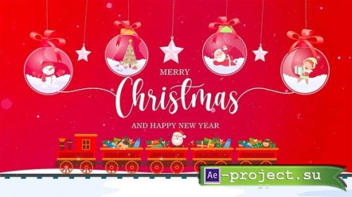 Videohive - Christmas And Happy New Year Intro - 42354433 - Project for After Effects