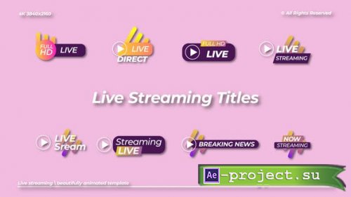 Videohive - Live Streaming | After Effects - 48977639 - Project for After Effects