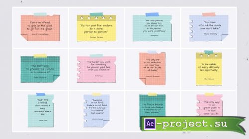 Videohive - Paper Notes - 48942024 - Project for After Effects