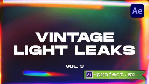 Videohive - Vintage Light Leaks Transitions VOL. 3 | After Effects - 48988419 - Project for After Effects