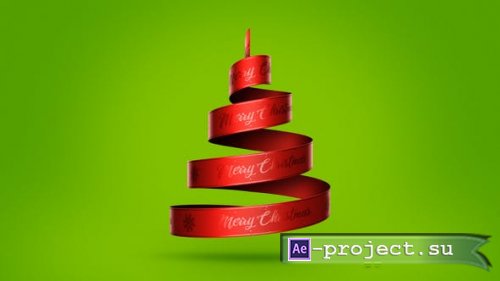 Videohive - Christmas Ribbon Reveal - 48987327 - Project for After Effects